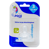 POCO BABY Tetine Large Physiologique 3eme Age