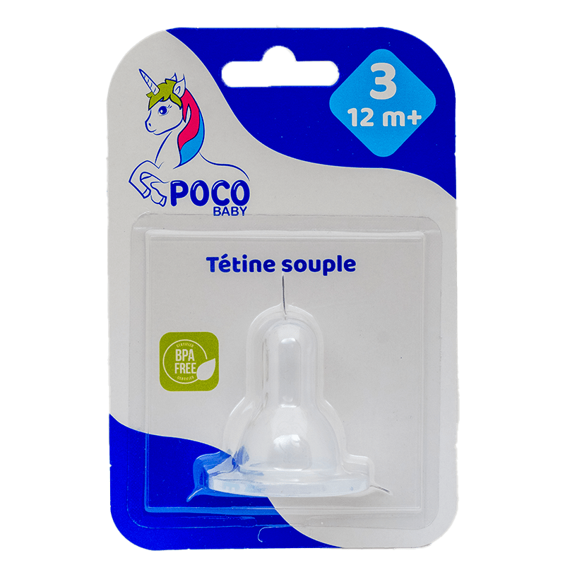 POCO BABY Tetine Souple 3eme Age.