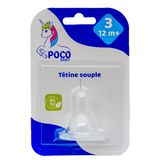 POCO BABY Tetine Souple 3eme Age