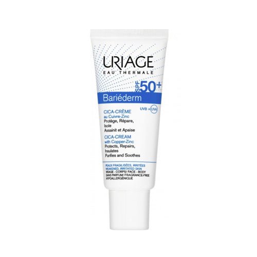 URIAGE BARIEDERM CICA CREME SPF50+ 40ML.