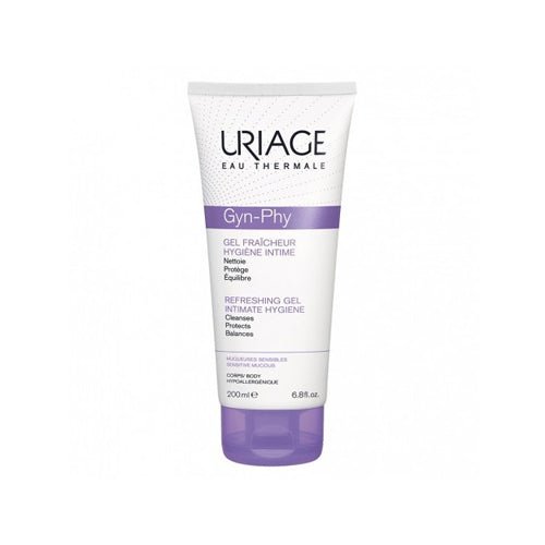 URIAGE GYN-PHY GEL FRAICHEUR HYGIENE INTIME MUQUEUSES SENSIBLES 200ML.