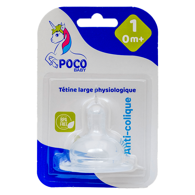POCO BABY Tetine Large Physiologique 1er Age.