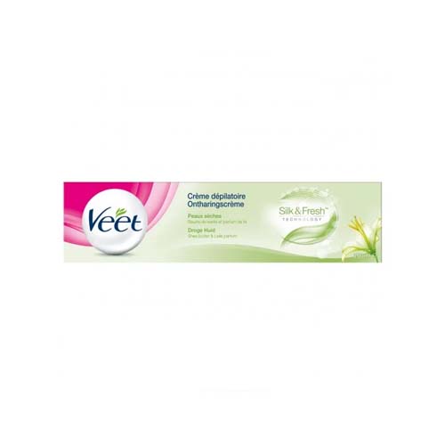 VEET CREME DEPILATOIRE PEAUX SECHE (vert), 100 ML.