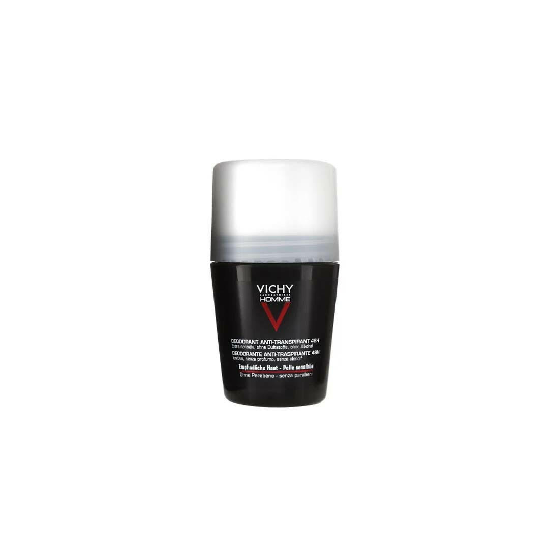 VICHY DEODORANT HOMME PEAUX SENSIBLES, 50ML.