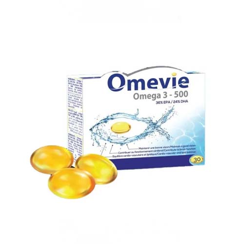 VITAL OMEVIE OMEGA 3-500, 30 CAPSULES