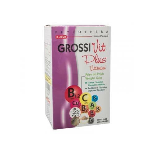 VITAL PHYTOTHERA GROSSIVIT PLUS VITAMINE, 45 GELULES.