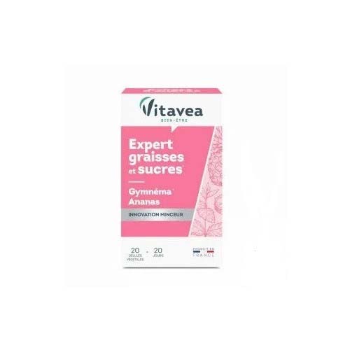 VITAVEA EXPERT GRAISSES ET SUCRES 20 GELULES