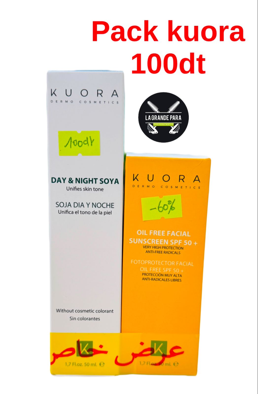 KUORA PACK HYDRATATION+TACHES