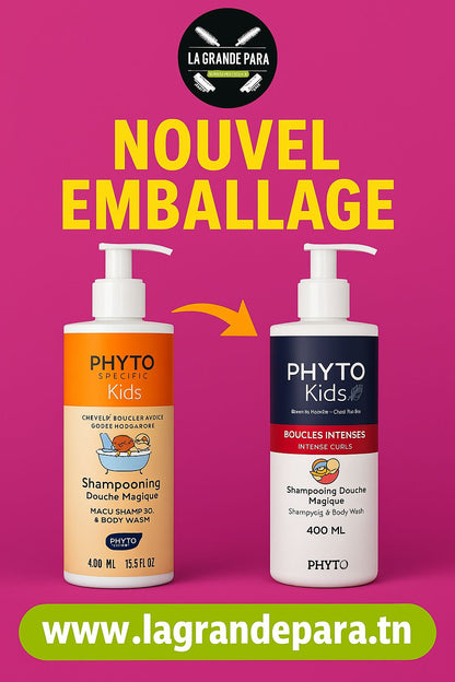 PHYTO SPECIFIC KIDS SHAMPOOING DOUCHE DÉMELANT 400ML.