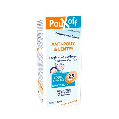 XEN POUXOFF LOTION ANTI POUX SPRAY ENFANTS 100ML.