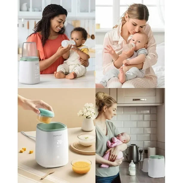 Momcozy Chauffe-Biberon Stérilisateur Intelligent 6-en-1