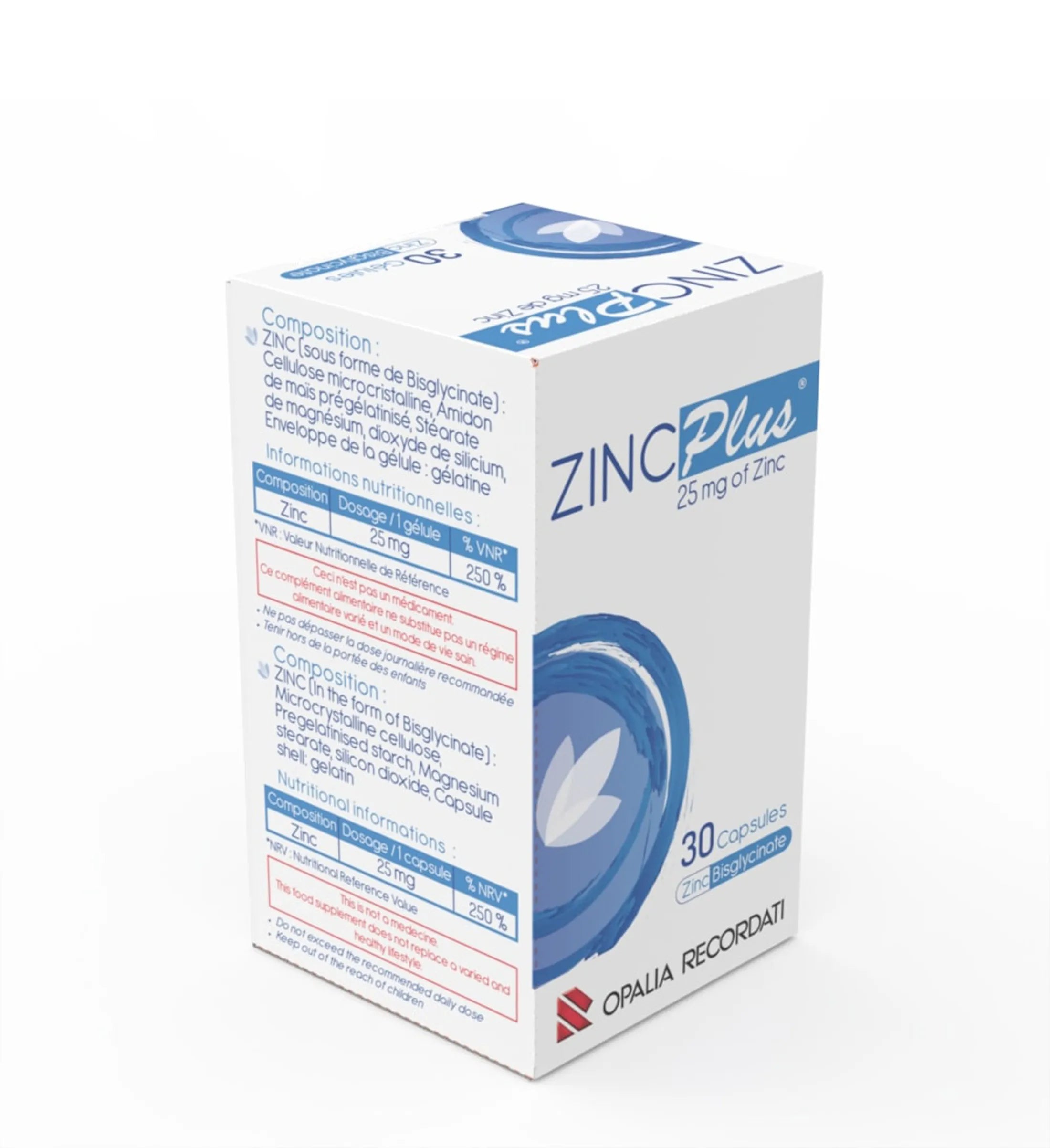 ZINC PLUS 25MG 30 GELLULES