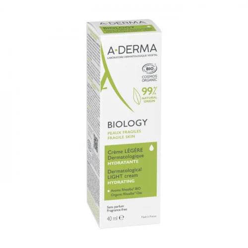 A-DERMA BIOLOGY CREME LEGERE HYDRATANTE PEAUX FRAGILE 40ML - La Grande Para