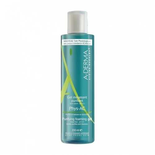 ADERMA PHYSAC BIOLOGY AC Gel moussant nettoyant purifiant 200ML.