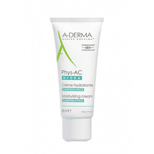 A-DERMA PHYS-AC HYDRA CREME COMPENSATRICE 40ML.