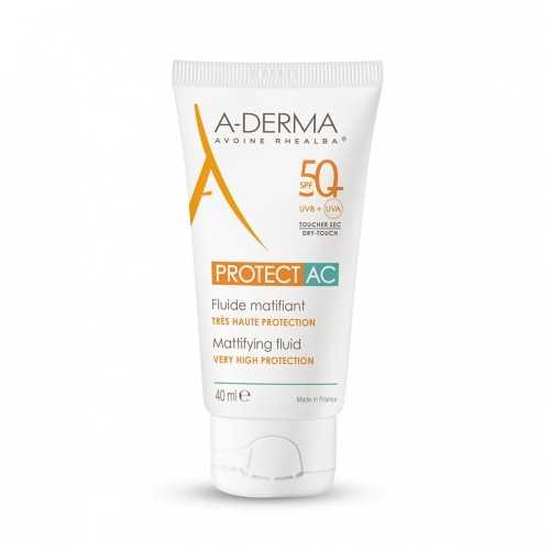 ADERMA PROTECT AC FLUIDE MATIFIANT SPF50+ 40ML.