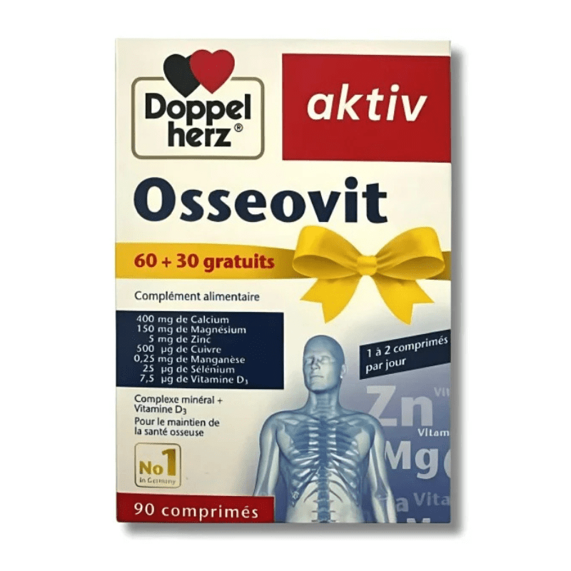 Doppelherz Aktiv Osseovit 90 Comprimés (60+30 Gratuits) - La Grande Para