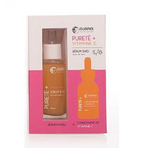 ALANIA PURETE+ VITAMINE C SERUM DUO JOUR ET NUIT.