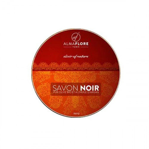 ALMAFLORE SAVON NOIR A HUILE D'ARGAN 150 GR