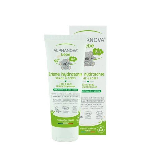 ALPHANOVA BEBE BIO CREME HYDRATANTE VISAGE&CORPS 75ML.