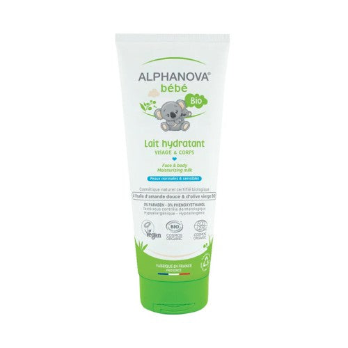 ALPHANOVA BEBE BIO LAIT HYDRATANT VISAGE&CORPS 200ML