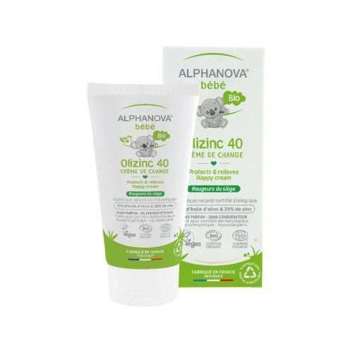 ALPHANOVA BEBE BIO OLIZINC 40 CREME DE CHANGE 50Gr.