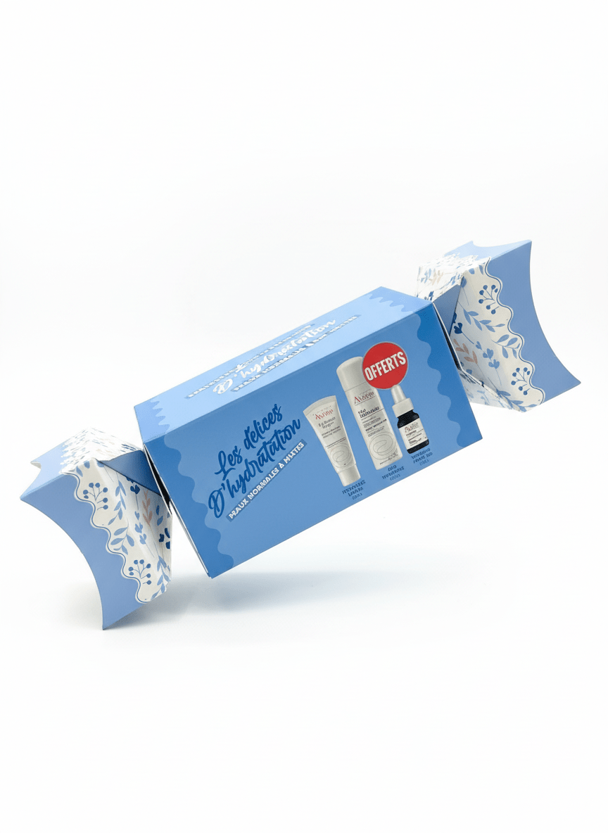 Coffret Avène Les Délices d'Hydratation - Hydrance Légère 40ml + Eau Thermale 50ml + Vit C/G 10ml Offerts - La Grande Para
