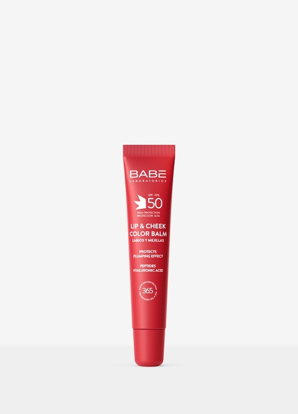 Babé Baume Couleur Lèvres & Joues SPF50 Rouge 20ml
