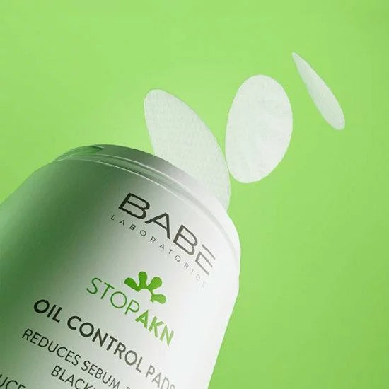 BABÉ Stop AKN Oil Control Pads 60 Disques - contrôle du sébum pour peaux grasses