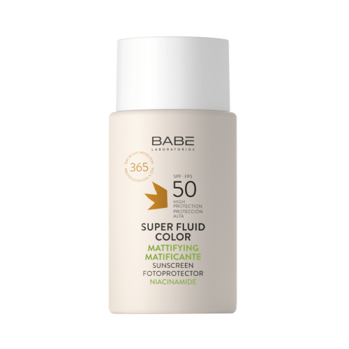BABE SUPER FLUID COLOR MATIFIANT 50 SPF 50ML.