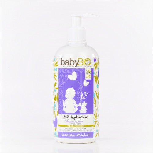 BABY BIO LAIT HYDRATANT TENDRE CARESSE 400 ML.