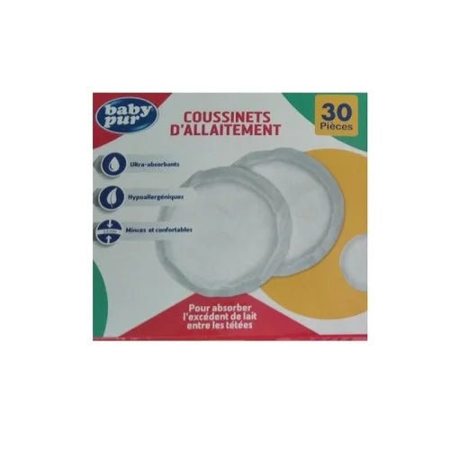 BABY PUR COUSSINETS D'ALLAITEMENT 30 PIECES.