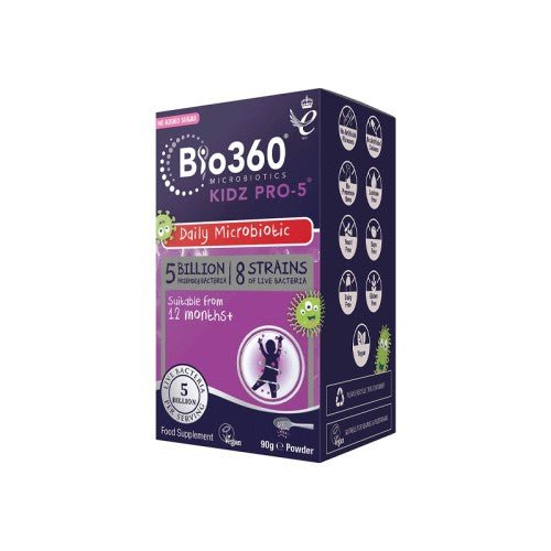 BIO 360 MICROBIOTICS KIDZ PRO-5 POUDRE 90G.