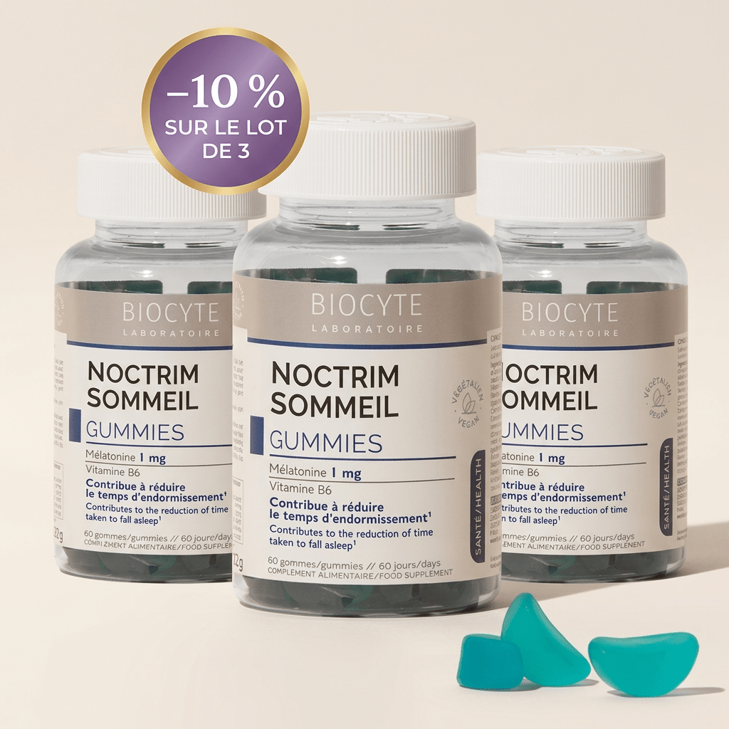BIOCYTE Noctrim Sommeil Gummies – Pack de 3 × 60 gommes 1