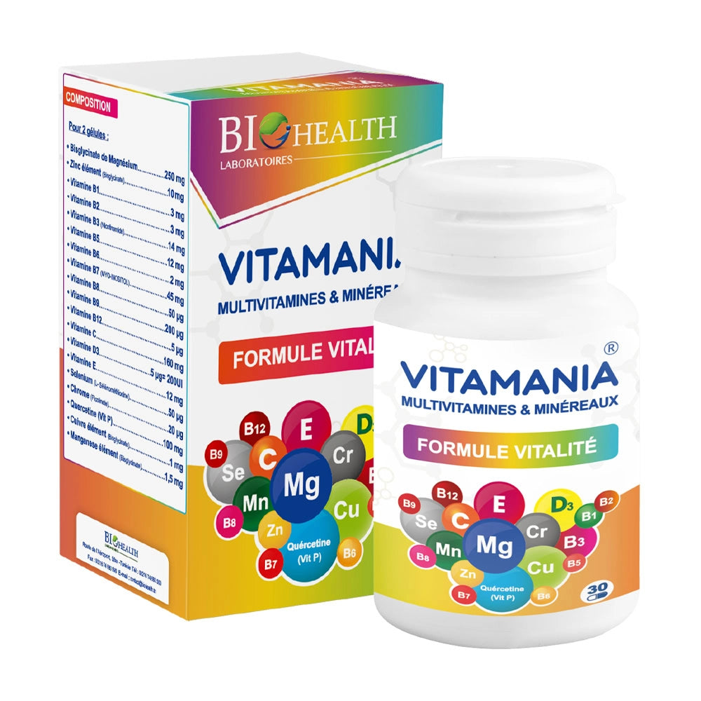 BioHealth Vitaminia - Multivitamines Minéraux | Énergie Vitalité Immunité 1