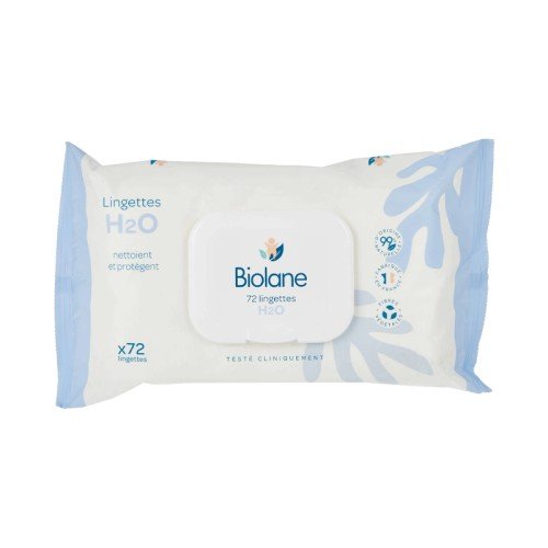 BIOLANE LINGETTES AU LAIT DE TOILETTE SENSITIVE 72 PIECES.