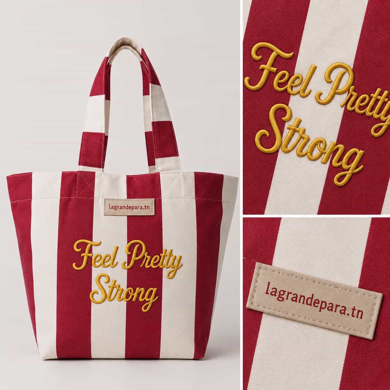 La Grande Para Feel Pretty Strong Tote Bag 1
