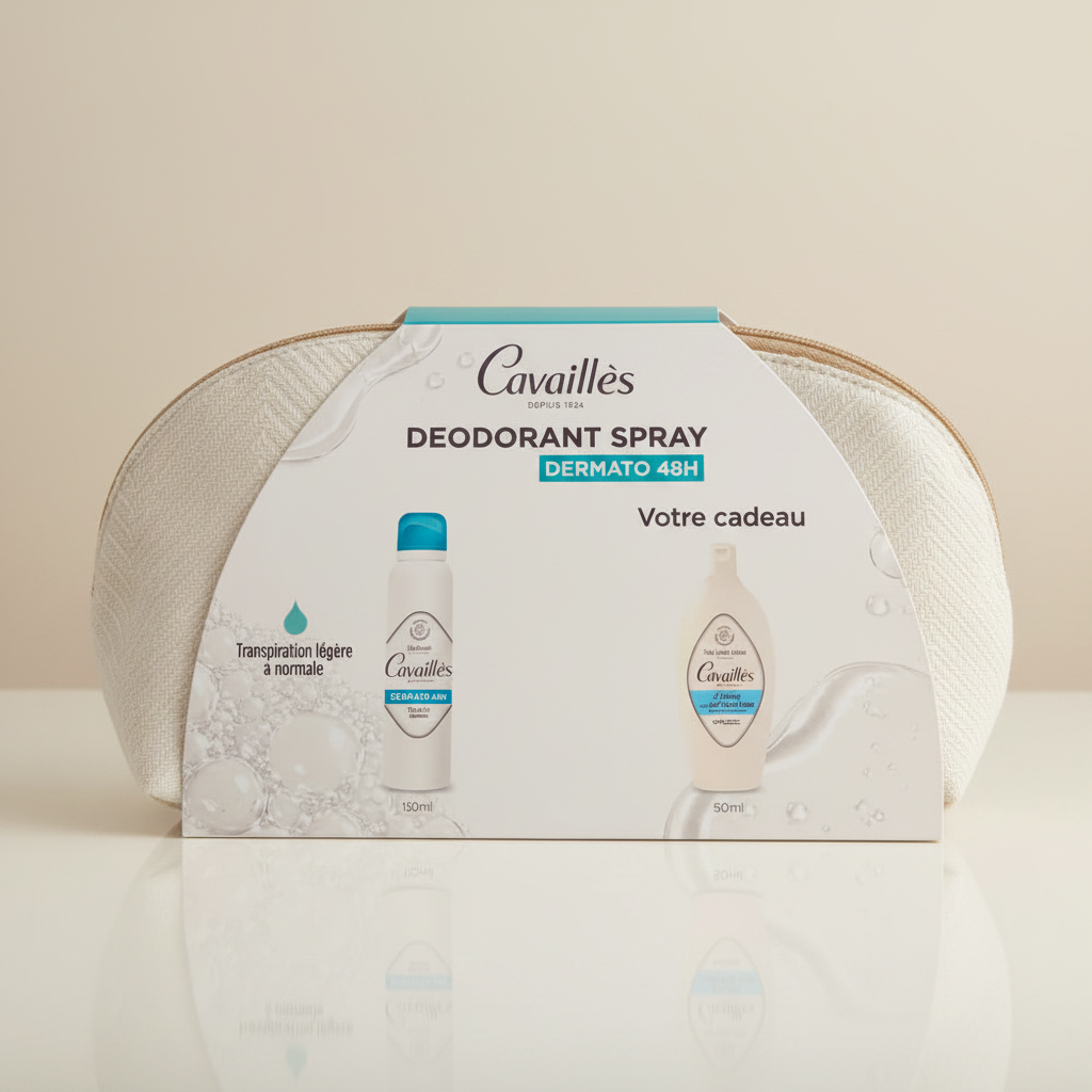 Cavaillès Coffret Déodorant Dermato 48H