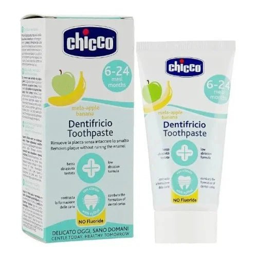 CHICCO DENTIFRICE SAVEUR POMME ET BANANE 6 MOIS+ 50ML.
