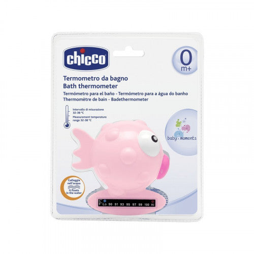 CHICCO THERMOMETRE DE BAIN ROSE FISH