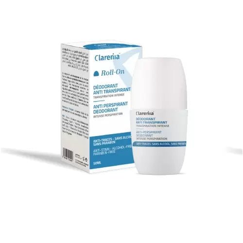 CLARENIA DEODORANT ANTI TRANSPIRANT INTENSE 50ML.