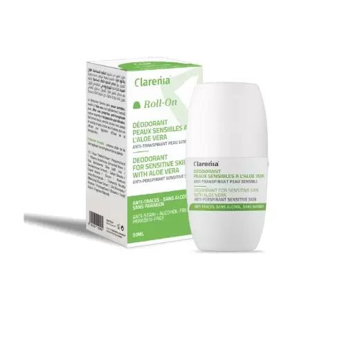 CLARENIA DEODORANT PEAUX SENSIBLES ALOE VERA 50ML.