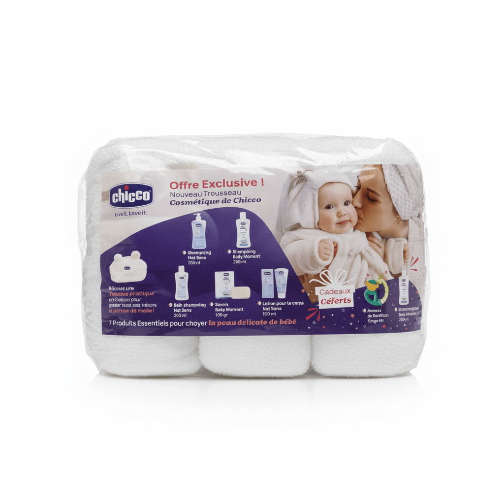 CHICCO TROUSSE COSMETIQUE BABY MOMENT 7 ARTICLES - La Grande Para