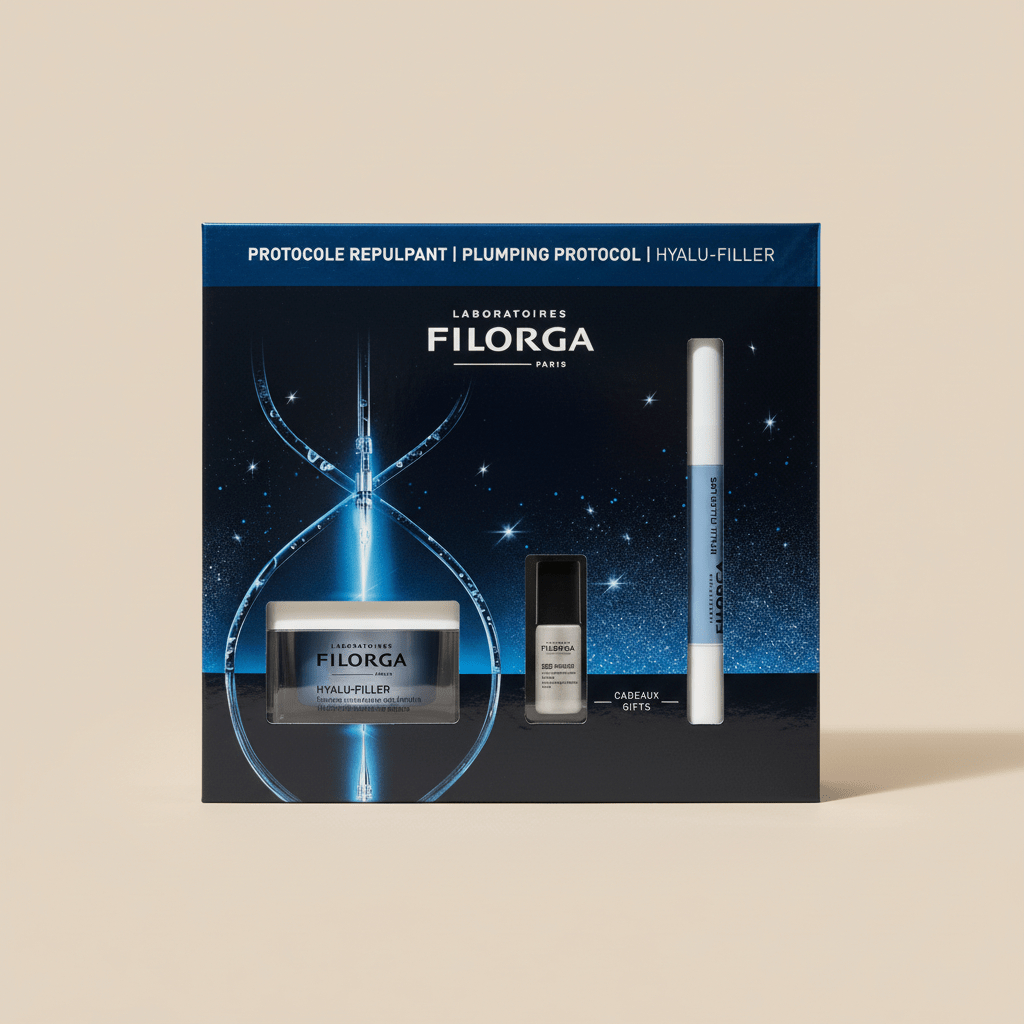 Coffret Filorga Hyalu - Filler Protocole Repulpant - Crème 50ml + Lips 4g + NCEF 5ml | Anti - Rides - La Grande Para