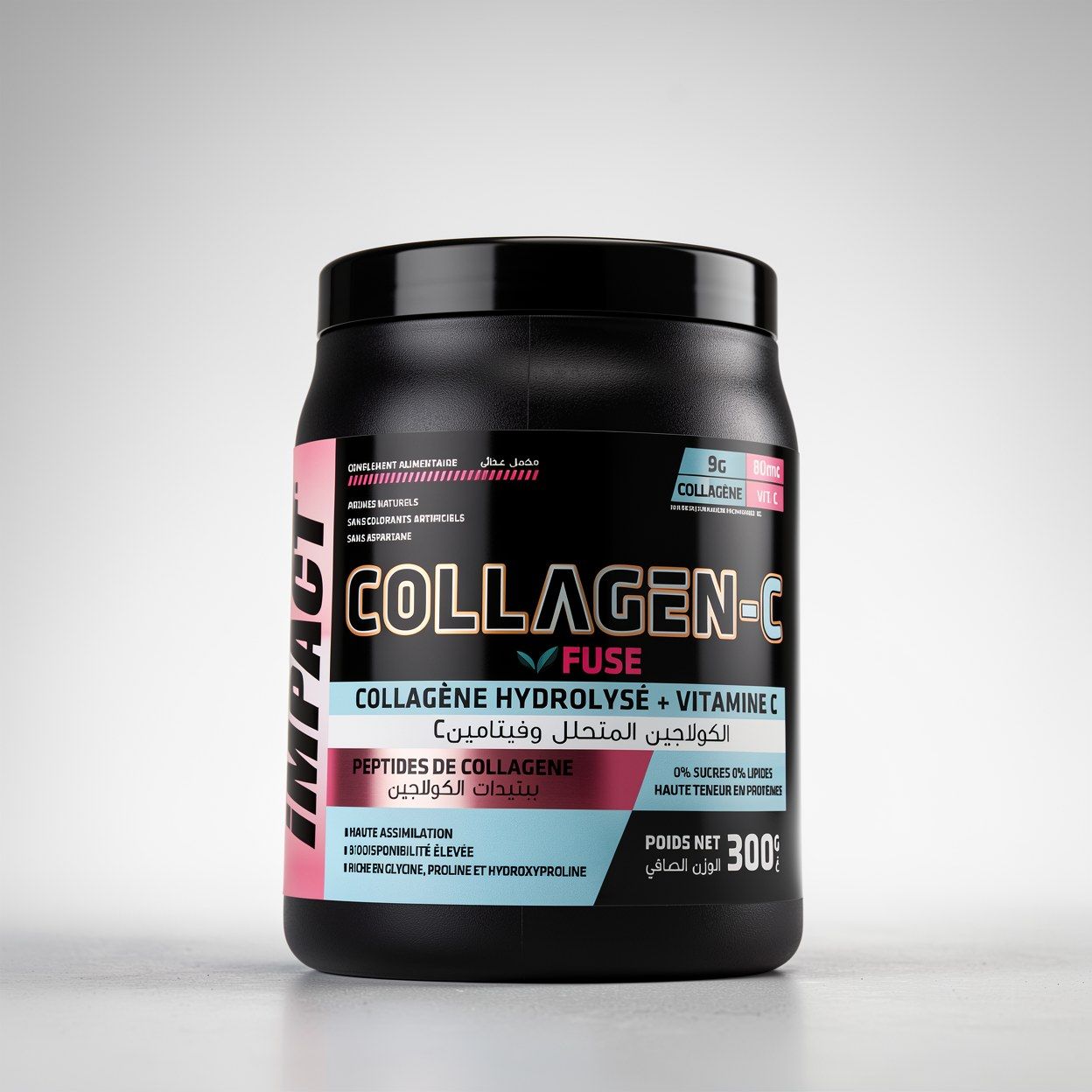 IMPACT Collagène C Fuse - Peptides Actifs 300g - La Grande Para