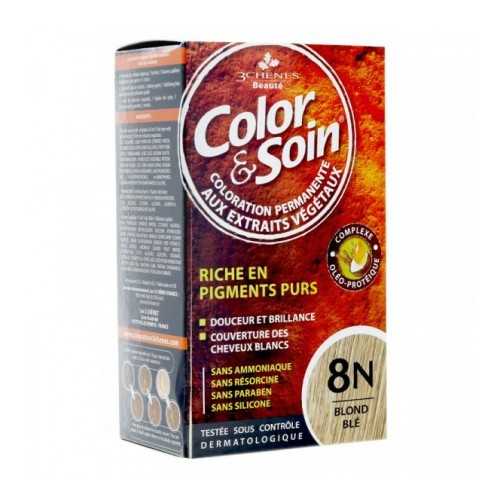 COLOR & SOIN COLORATION BLOND BLÉ 8N.