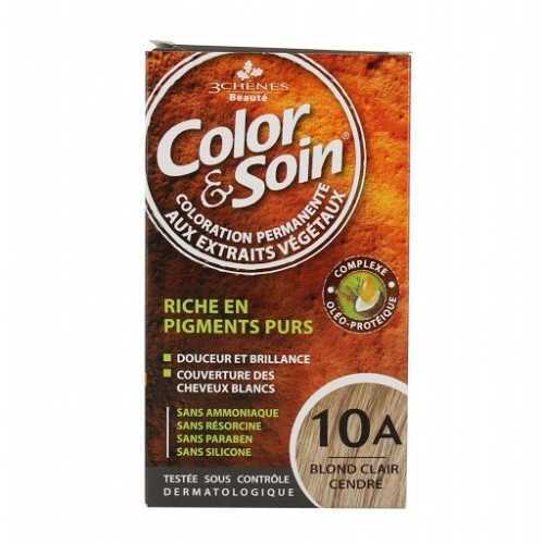 COLOR & SOIN COLORATION BLOND CLAIR CENDRE 10A.