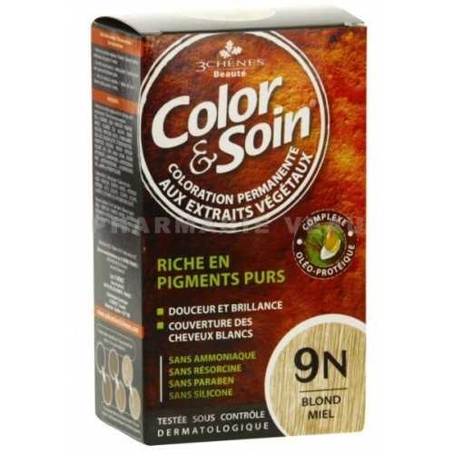 COLOR & SOIN COLORATION BLOND MIEL 9N.