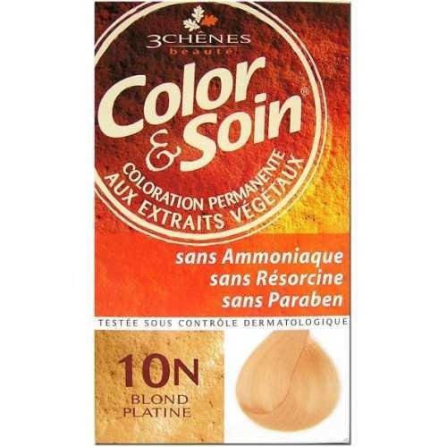 COLOR & SOIN COLORATION BLOND PLATINE 10N.