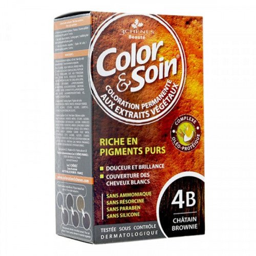 COLOR & SOIN COLORATION CHATAIN BROWNIE 4B.
